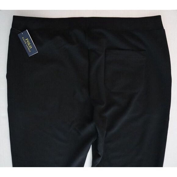 Polo Ralph Lauren Men's Big & Tall Sz 2XB Black Double-Knit Jogger Pants - Picture 7 of 10